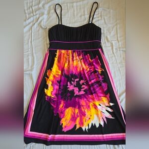 Jodi Kristopher Vibrant Floral Dress